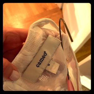 Small cameo white dress